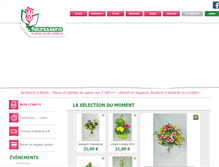 Tablet Screenshot of fleursetsens.com